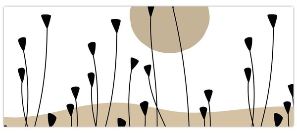 Slika - Grafička livada N⁰2 (120x50 cm)