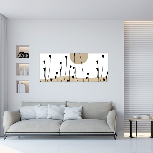 Slika - Grafička livada N⁰2 (120x50 cm)