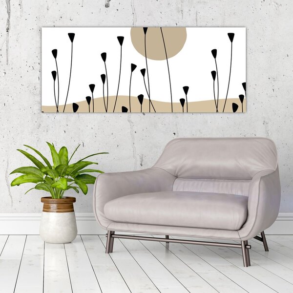 Slika - Grafička livada N⁰2 (120x50 cm)