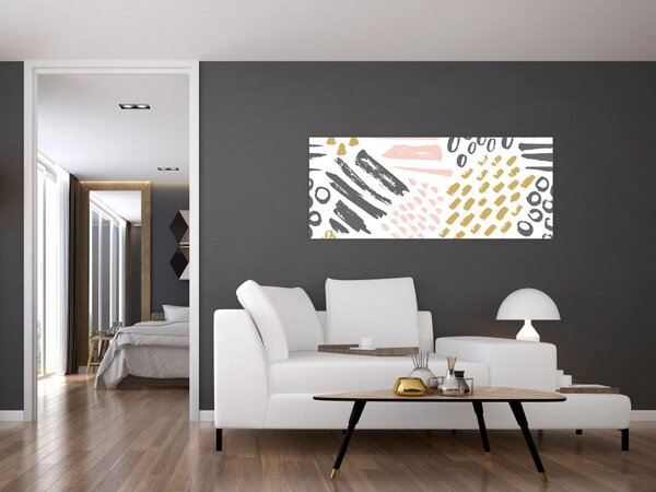 Slika - Apstraktni potezi (120x50 cm)
