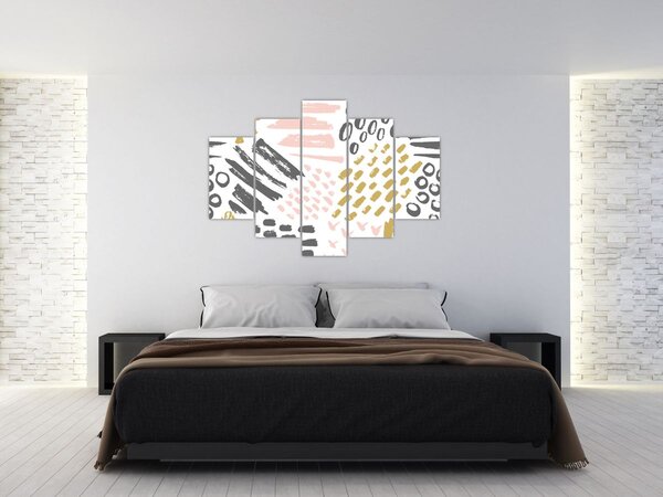 Slika - Apstraktni potezi (150x105 cm)