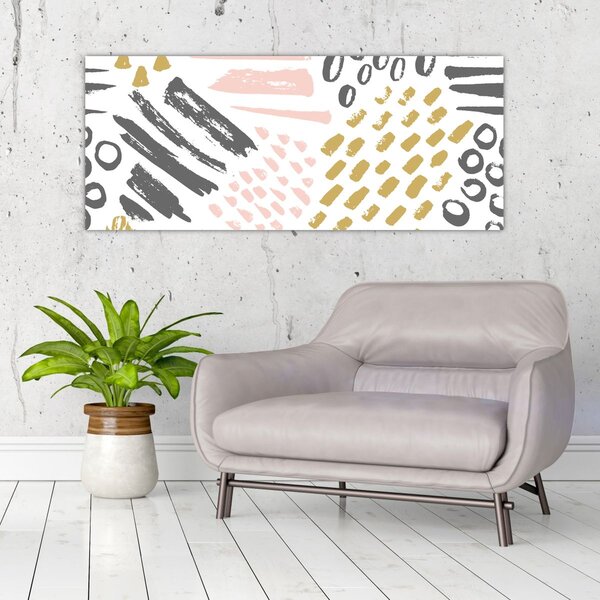 Slika - Apstraktni potezi (120x50 cm)
