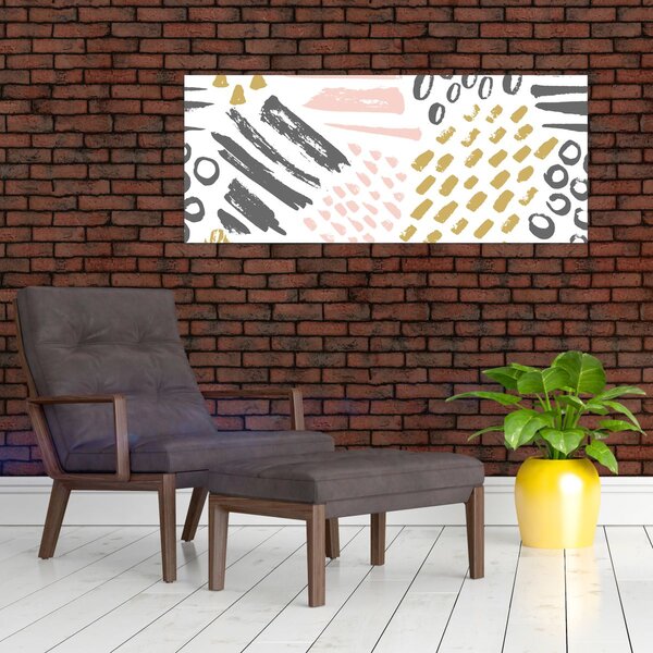 Slika - Apstraktni potezi (120x50 cm)