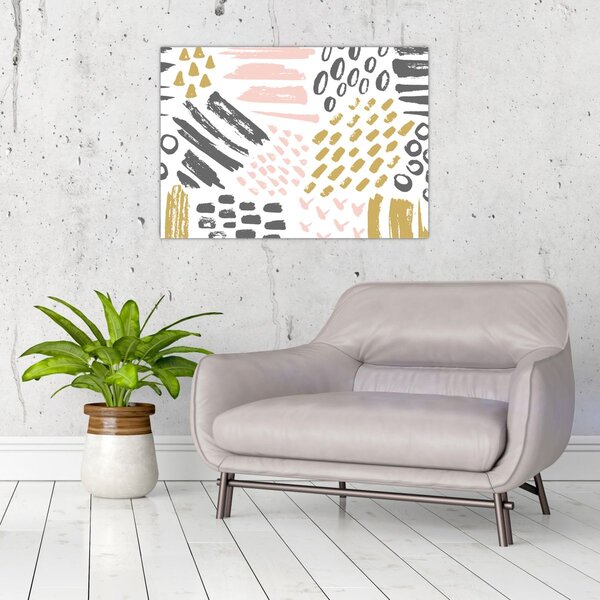 Slika - Apstraktni potezi (70x50 cm)