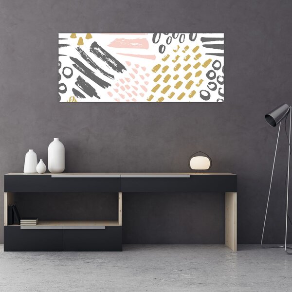Slika - Apstraktni potezi (120x50 cm)