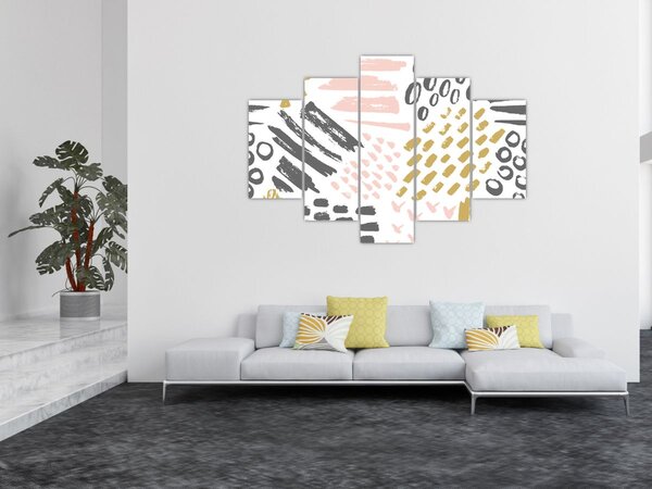 Slika - Apstraktni potezi (150x105 cm)