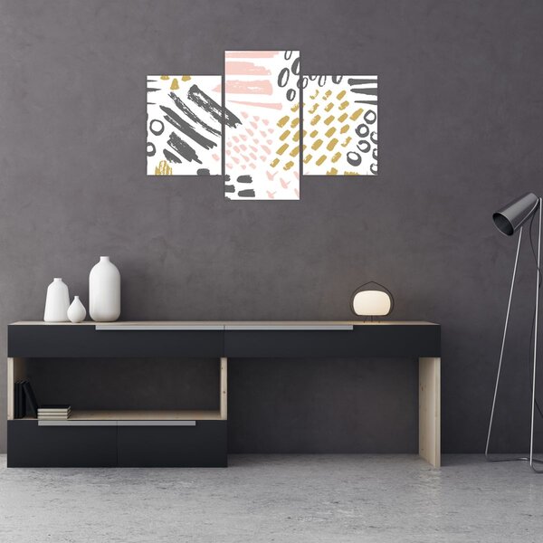 Slika - Apstraktni potezi (90x60 cm)