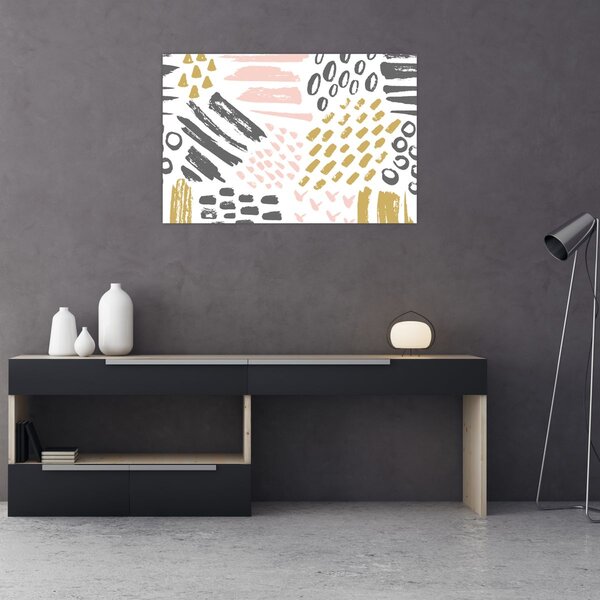 Slika - Apstraktni potezi (90x60 cm)