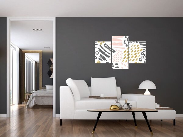Slika - Apstraktni potezi (90x60 cm)