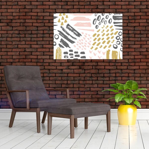 Slika - Apstraktni potezi (90x60 cm)