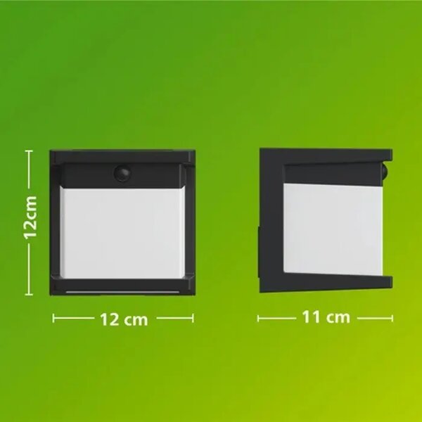 Diara VANJSKA SOLARNA SVJETILJKA SA SENZOROM 3.8W 2700K CRNA 8721103105530
