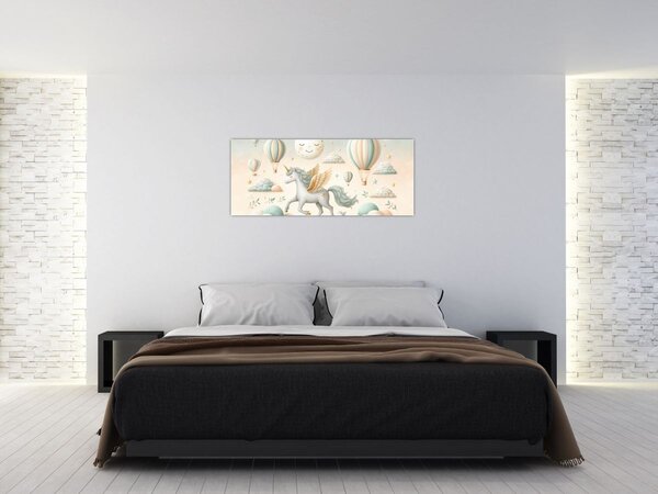 Slika - Sretni jednorog (120x50 cm)