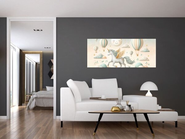 Slika - Sretni jednorog (120x50 cm)