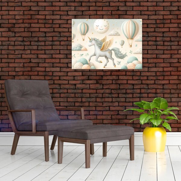 Slika - Sretni jednorog (70x50 cm)