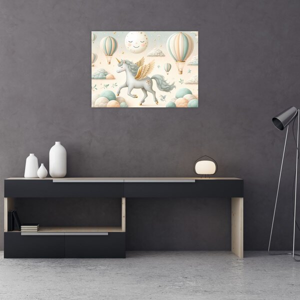 Slika - Sretni jednorog (70x50 cm)