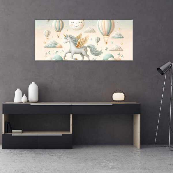 Slika - Sretni jednorog (120x50 cm)