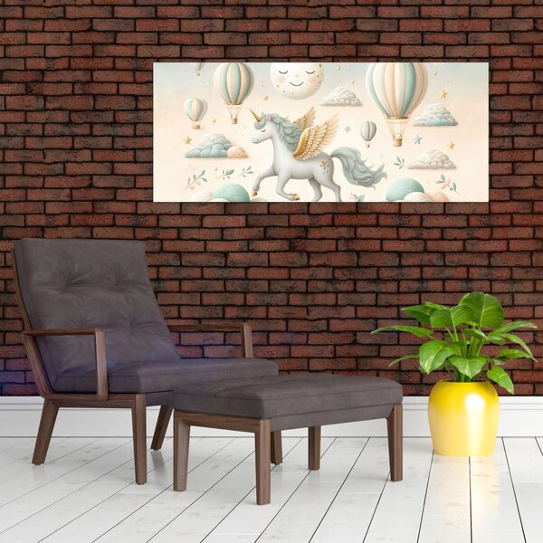Slika - Sretni jednorog (120x50 cm)