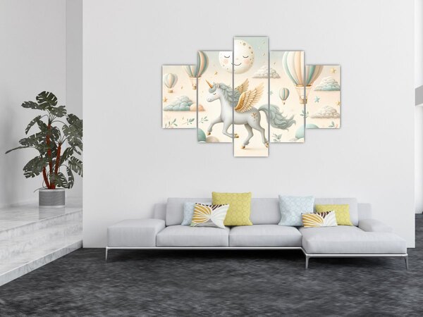 Slika - Sretni jednorog (150x105 cm)