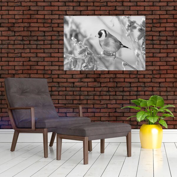 Slika - Ptica zimi (90x60 cm)
