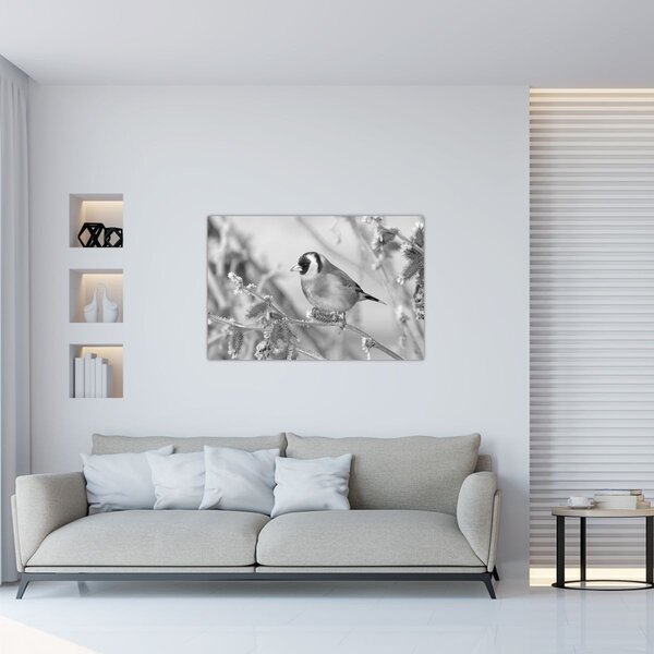 Slika - Ptica zimi (90x60 cm)
