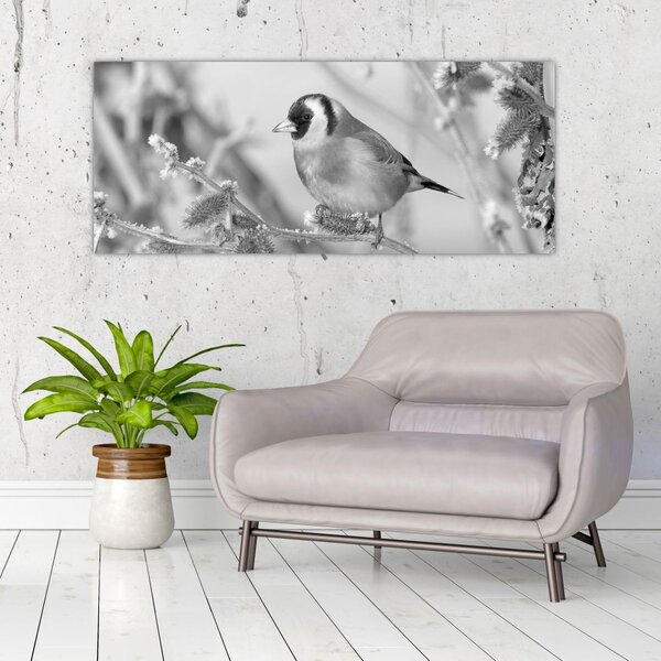 Slika - Ptica zimi (120x50 cm)