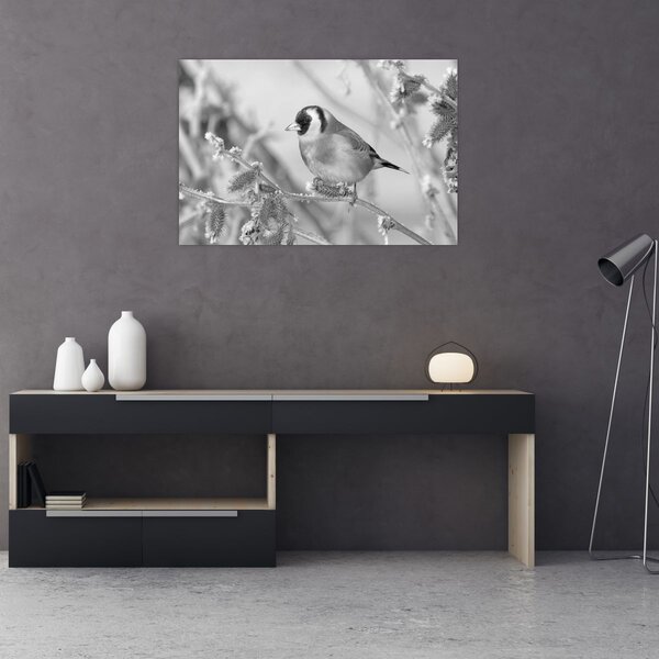 Slika - Ptica zimi (90x60 cm)