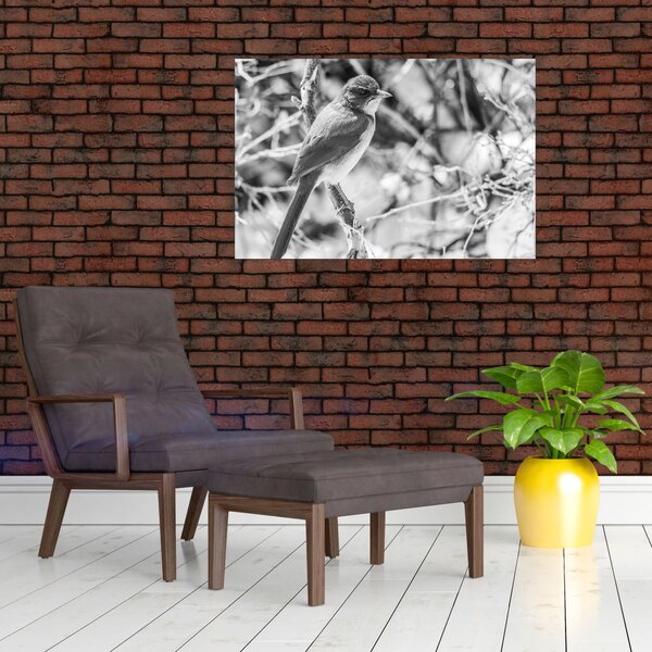 Slika - Plava ptica zimi (90x60 cm)