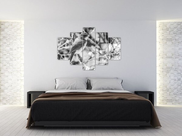 Slika - Plava ptica zimi (150x105 cm)