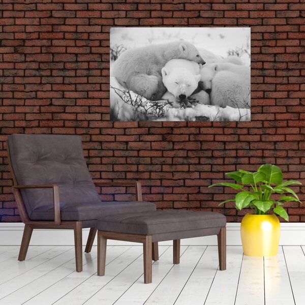 Slika - Polarni medvjedi (90x60 cm)