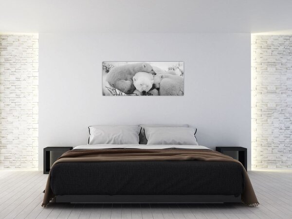 Slika - Polarni medvjedi (120x50 cm)