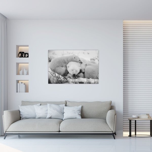 Slika - Polarni medvjedi (90x60 cm)