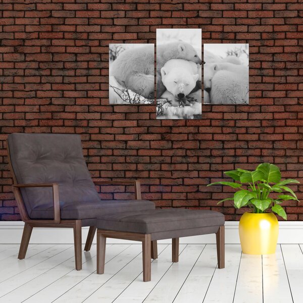 Slika - Polarni medvjedi (90x60 cm)