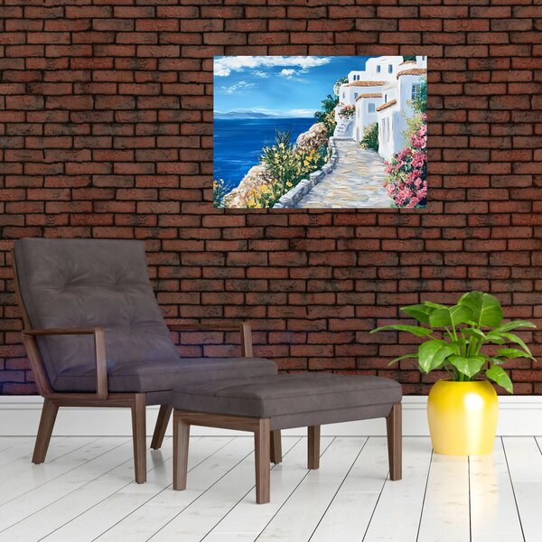 Slika - Uličica uz more (70x50 cm)