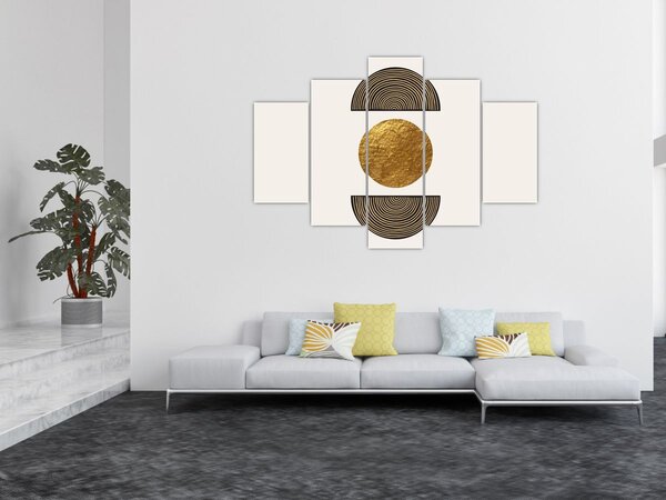 Slika - Zlatni ukras N⁰1 (150x105 cm)