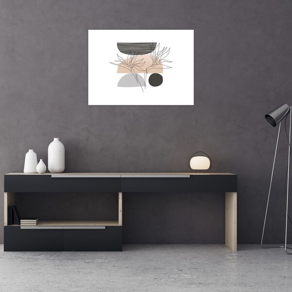 Slika - Crtano cvijeće N⁰2 (70x50 cm)