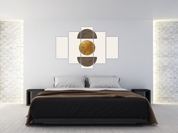 Slika - Zlatni ukras N⁰1 (150x105 cm)