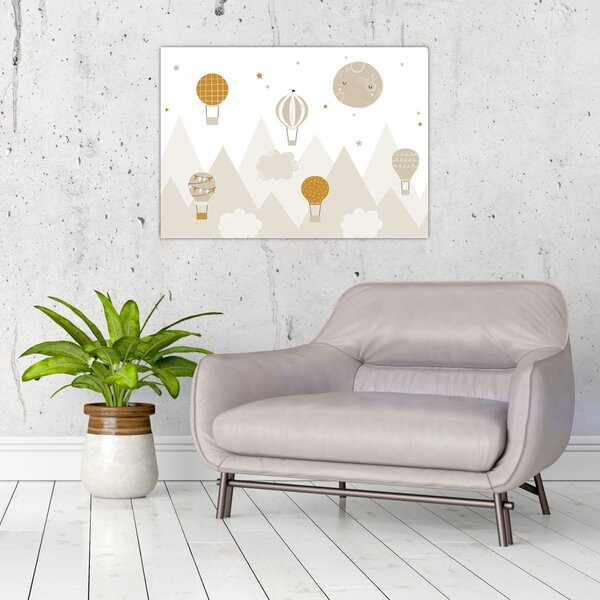 Slika - Leteći baloni (70x50 cm)