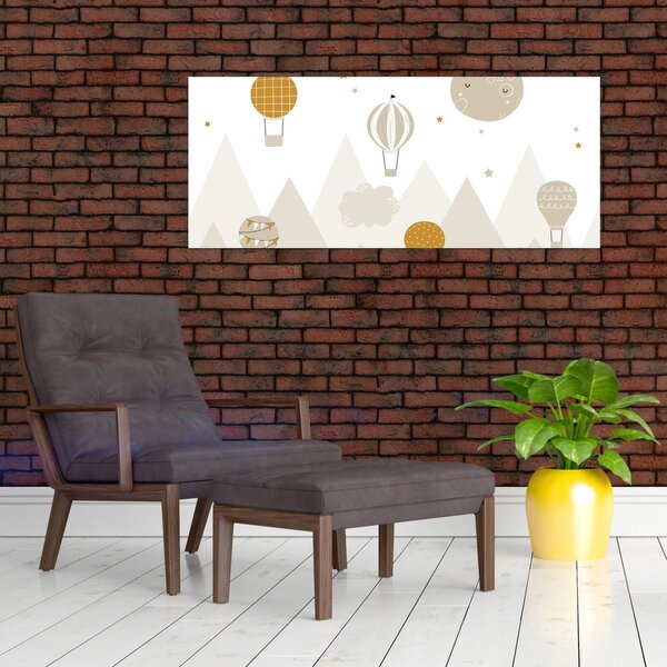 Slika - Leteći baloni (120x50 cm)