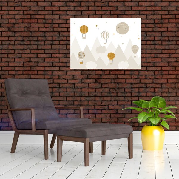 Slika - Leteći baloni (70x50 cm)