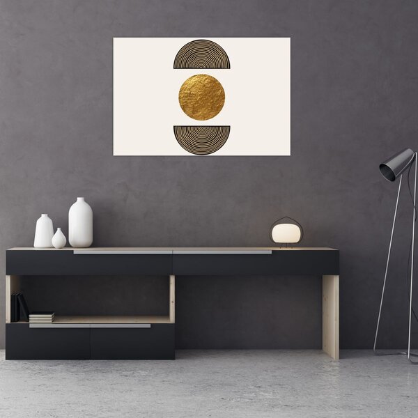 Slika - Zlatni ukras N⁰1 (90x60 cm)