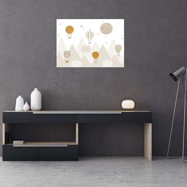 Slika - Leteći baloni (70x50 cm)