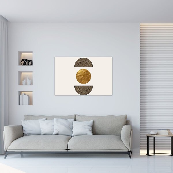 Slika - Zlatni ukras N⁰1 (90x60 cm)