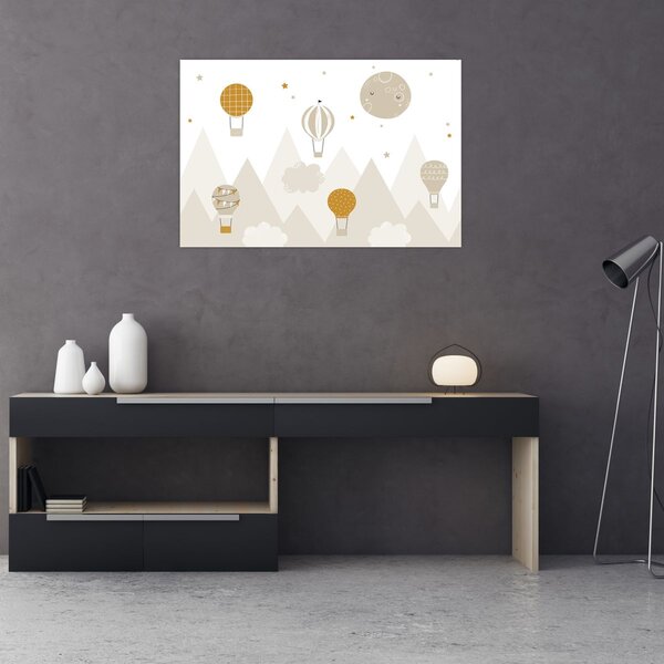 Slika - Leteći baloni (90x60 cm)