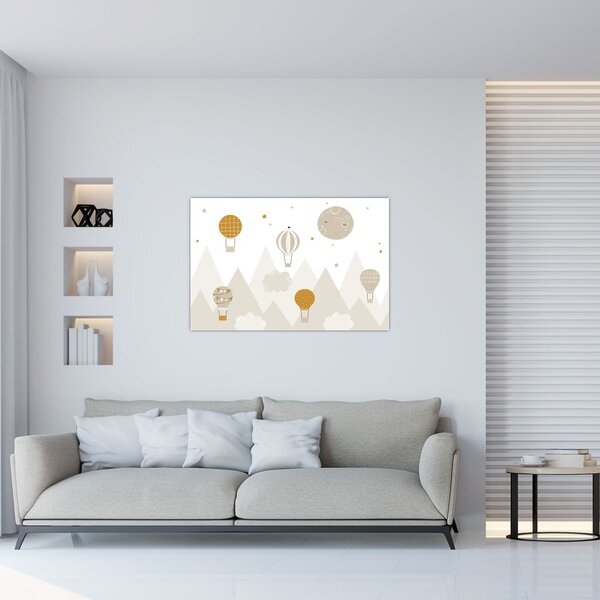 Slika - Leteći baloni (90x60 cm)