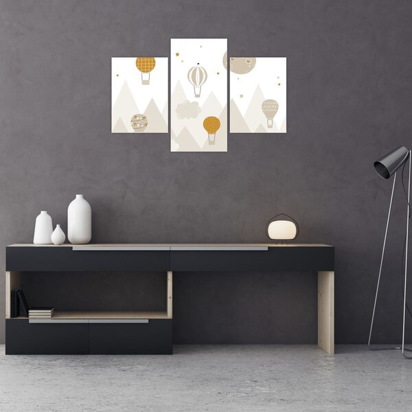 Slika - Leteći baloni (90x60 cm)