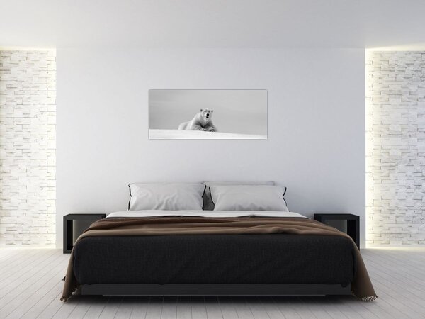 Slika - polarni medvjed (120x50 cm)