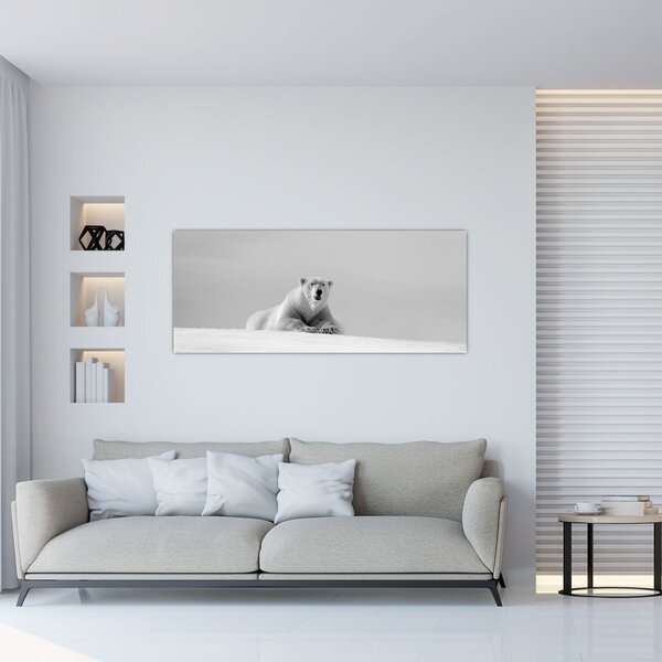 Slika - polarni medvjed (120x50 cm)