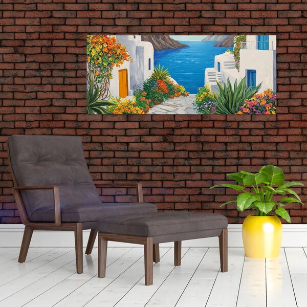 Slika - Grčka uličica (120x50 cm)