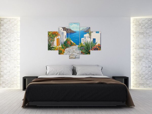 Slika - Grčka uličica (150x105 cm)