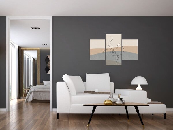 Slika - Crtani poljubac (90x60 cm)